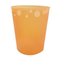 Színes Orange, Narancssárga micro prémium műanyag pohár 250 ml