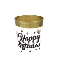 Boldog Születésnapot Milestone Happy Birthday micro prémium műanyag pohár 250 ml