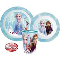 Disney Jégvarázs Disney Jégvarázs étkészlet, micro műanyag szett, pohárral 260 ml