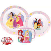 Disney Hercegnők Disney Hercegnők True étkészlet, micro műanyag szett