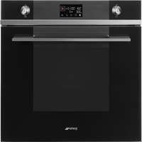 SMEG SMEG KOMBINÁLT MIKROHULLÁMÚ SÜTŐ,Linea design, 11+1 funkció, LCD kijelző, feketeüveg