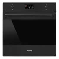 SMEG KOMBINÁLT MIKROHULLÁMÚ SÜTŐ, Classica design, Galileo, 60 cm, ES LCD, matt fekete