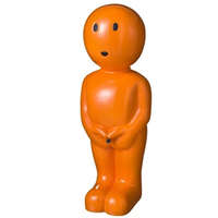 Ubbink Ubbink kisfiú vízköpő, nagy 67x23x25cm narancssárga
