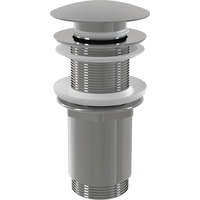 AlcaPlast/Alcadrain Alcadrain/Alcaplast CLICK/CLACK mosdó leeresztő 5/4", túlfolyó nélkül, fémből, nagy króm dugóval, műanyag és üveg mosdókhoz A395