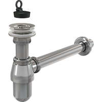 AlcaPlast/Alcadrain Alcadrain /Alcaplast Mosdószifon DN32 csatlakozással , 5/4" leeresztővel, fém A437