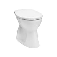 Alföldi ALFÖLDI BÁZIS WC lapos öblítésű, alsós fehér, rövid 4037 00 01