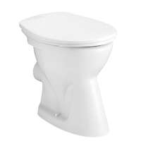 Alföldi ALFÖLDI BÁZIS WC, álló, mélyöblítésű, hátsó kifolyású, clean flush, fehér, perem nélküli 7093 R0 01