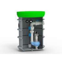 RoPump Ø600 x 1000 szennyvízátemelő szivattyúállmoás egy Pentax DG102 szivattyúval