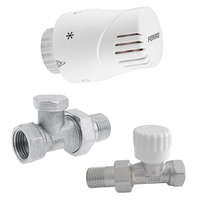 FERRO Ferro 1/2” egyenes termosztát szett termofejjel ZTMN01