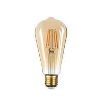 Optonica Optonica vintage filament E27 ST64 LED izzó 8W 700lm 2500K meleg fehér arany üveg búra edison 1305
