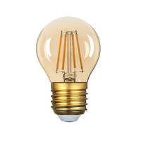 Optonica Optonica dimmelhető filament E27 G45 LED izzó 4W 320lm 2700K meleg fehér arany üveg 1326