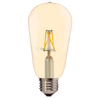 Optonica Optonica vintage filament E27 LED izzó 4W 400lm 2800K meleg fehér arany üveg búra 1870