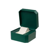 Edelwolle TEXTILBŐR ÓRATARTÓ DOBOZ, ÓRADOBOZ 1 ÓRÁNAK, ZÖLD