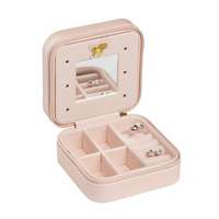 Edelwolle EDELWOLLE BŐR ÉKSZERTARTÓ DOBOZ, PINK