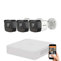 Hikvision Hikvision 5 megapixeles 3 kamerás kamerarendszer 30 méter látótávolsággal