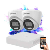 HIKVISION Hikvision TurboHD-TVI 2 kamerás dome kamerarendszer 5MP színes éjszakai képpel