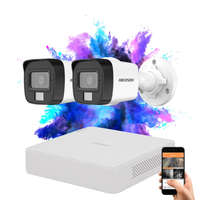 HIKVISION Hikvision TurboHD-TVI 2 kamerás kamerarendszer 5MP színes éjszakai képpel