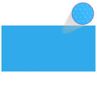 VidaXL Négyszögletes medence borító 450 x 220 cm-es pe kék