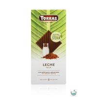 Torras Torras Stevia Tejcsokoládé hozzáadott cukor nélkül (gluténmentes) 100 g