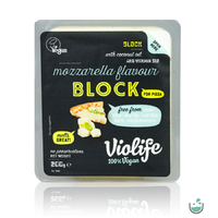 Violife Violife mozzarella ízesítésű olvadós növényi tömb pizzához 200 g