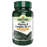 Natures Aid Natures Aid B-50 Complex+C vitamin tabletta 30 db