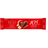 RED RED Delight Mogyorós és makadám diós tejcsokoládé édesítőszerekkel 26 g
