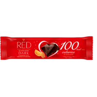 RED RED Delight Étcsokoládé narancs és mandula darabokkal édesítőszerekkel 26 g