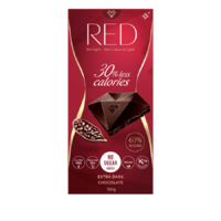 RED RED Delight Étcsokoládé 60%-os kakaótartalommal édesítőszerekkel 100 g