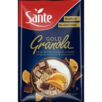 Sante Sante Granola Gold csokoládés - narancsos ropogós müzli 300 g