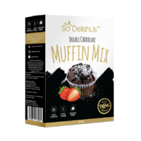 SoDelishUs SoDelishUs szénhidrátcsökkentett dupla csokis muffin mix 550g