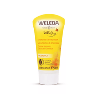 Weleda WELEDA Bio Körömvirágos natúr baba tusfürdő és sampon 20 ml