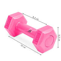  Fitnesz súlyzó szett 2x 0,5 kg súlyokkal - Pink