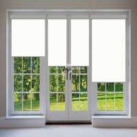  Elite Home® ablakra szerelhető sötétítő és árnyékoló roló, fém házban, fehér, 120x120cm