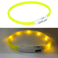 Nunbell LED vágható világítós nyakörv- 56cm - Sárga