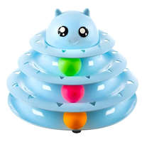 Nunbell 3 Szintes játéktorony macskáknak – Guruló labdás szórakoztató játék