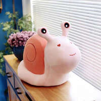 Baking & Pet Kft Cuki Plüss Csiga – 18 cm, Rózsaszín