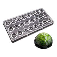 Baking & Pet Kft Polikarbonát bonbon forma-gömb alak 24 db