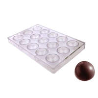 Baking & Pet Kft Polikarbonát bonbon forma-gömb alak 15 db