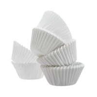 Baking & Pet Kft Mini bonbon papír kapszula, fehér-120db-os