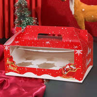 Baking & Pet Kft Karácsonyi muffin doboz, 6 részes