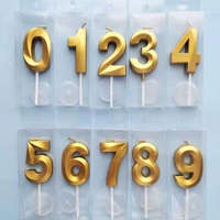 Baking & Pet Kft Arany számos tortagyertya-4-es