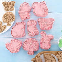 Baking & Pet Kft Műanyag sütemény kiszúró és nyomda-Kis állatok