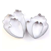 Baking & Pet Kft Fém sütemény kiszúró szett-4 db bazsarózsa virág