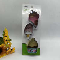 Baking & Pet Kft Fém sütemény kiszúró szett- 3 részes Jégrém