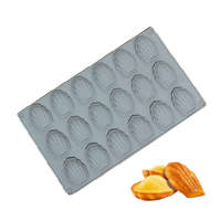 Baking & Pet Kft Mini madeleine szilikon sütőforma-18 részes