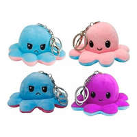 Baking & Pet Kft Kétarcú plüss polip kulcstartó