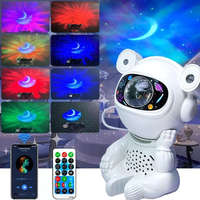 Baking & Pet Kft Űrhajós Bluetooth Galaxy Projektor Távirányítóval - Zenélő LED Csillagfény