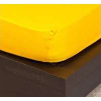 Naturtex Naturtex Pamut Jersey kukoricasárga gumis lepedő 90-100x200 cm