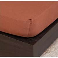 Naturtex Naturtex Pamut Jersey csokoládé gumis lepedő 140-160x200 cm