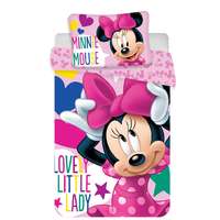 Otthonkomfort Disney Minnie egér 2 részes100x135cm ovis pamut ágyneműhuzat